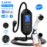 EV Charger - Type 2 to 3 Pin Commando Plug, Adjustable Current 8/10/13/16/32A, 6