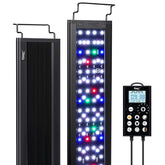 HYGGER Fish Tank Light, Aquarium LED Light, Full Spectrum Aquarium Light with LCD Monitor
