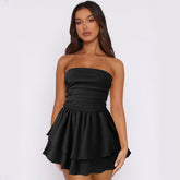 Women's Sexy Strapless Summer Mini Dress