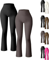 High-Waisted Flared Leggings