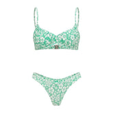 Boltoo Green Flower BikiniTB127