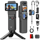 SJCAM C400 Vlogging Creators Combo, with 64GB Card, 4K Pocket Handheld Action