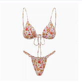 Boltoo Orange Flower Triangl BikiniTB144