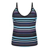 Boltoo Split Flat Stripe Boxer Shorts Tankini2202 - Stripe - M