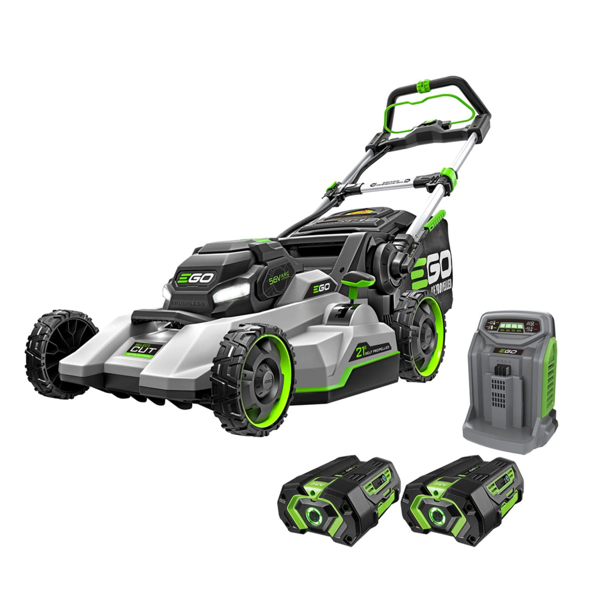 EGO Power+ Speed IQ Self-Propelled Cordless Lawn Mower with Digital Display, Select Cut Multi-Blade System, 56V Battery Compatible