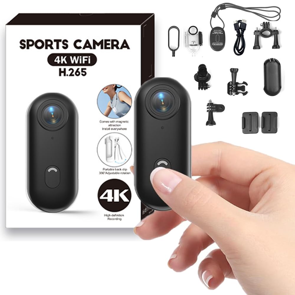 ZRKRACT 4K Mini Thumb Action Camera