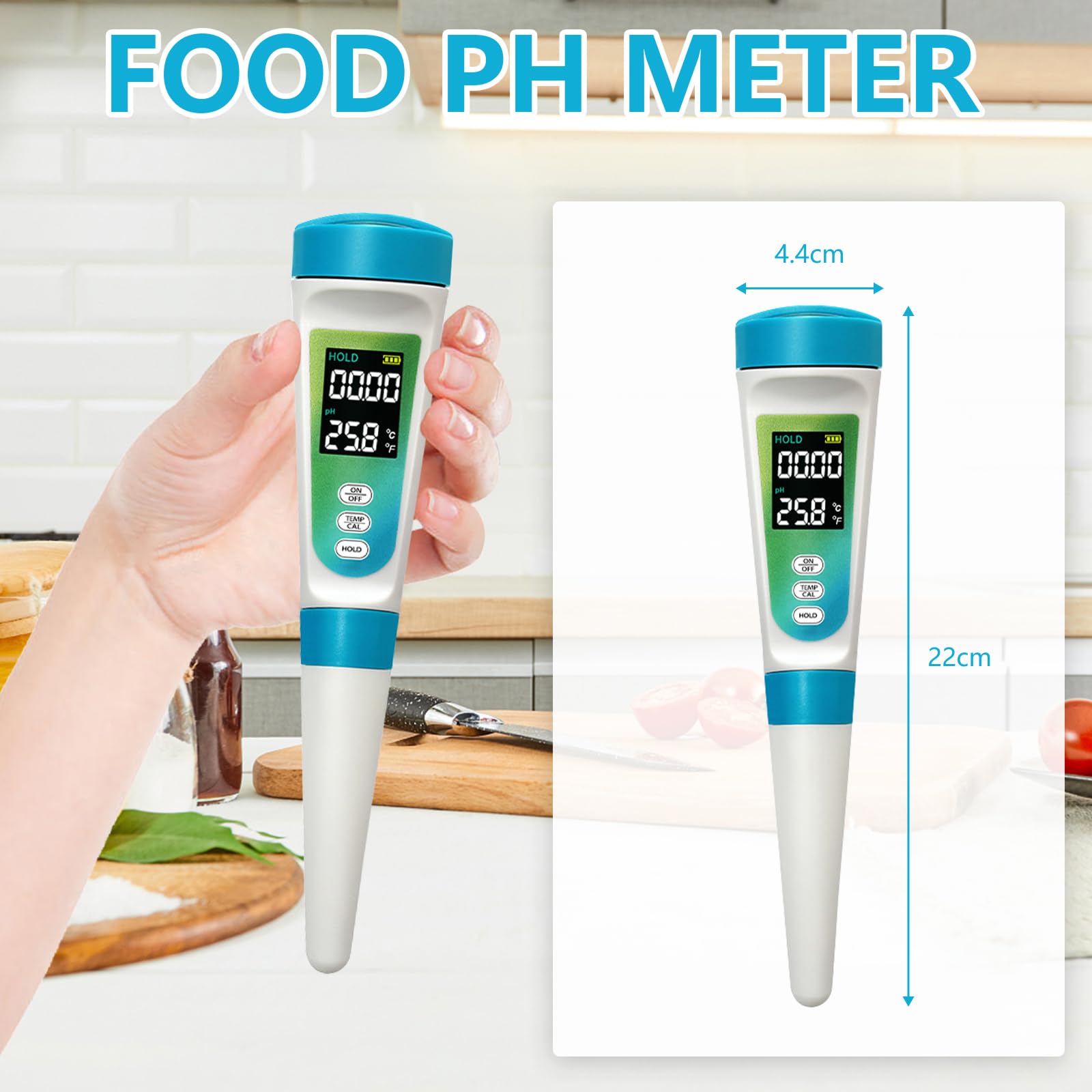 food ph meter - size reference comparison | YINMIK UK