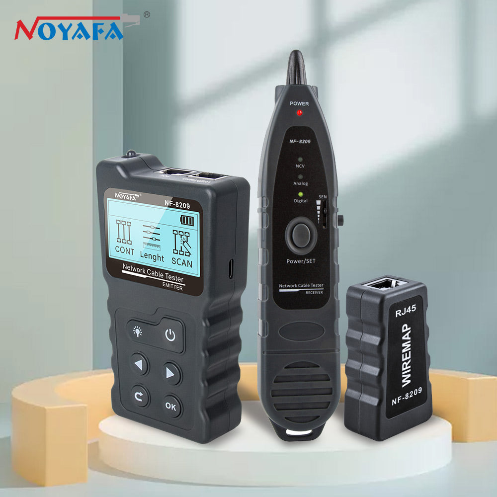 MCBAZEL NF-8209 Multi-Function Network Cable Tester and Trac
