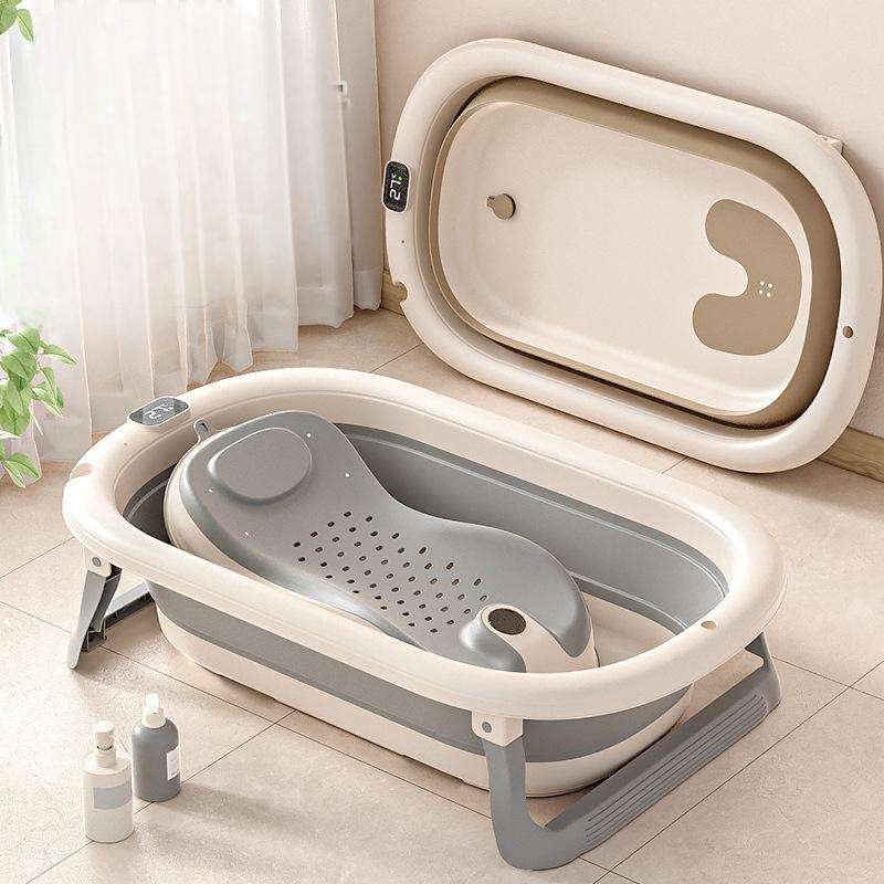 foldable baby bath - alternate angle side view | SUPERBEBEBE UK