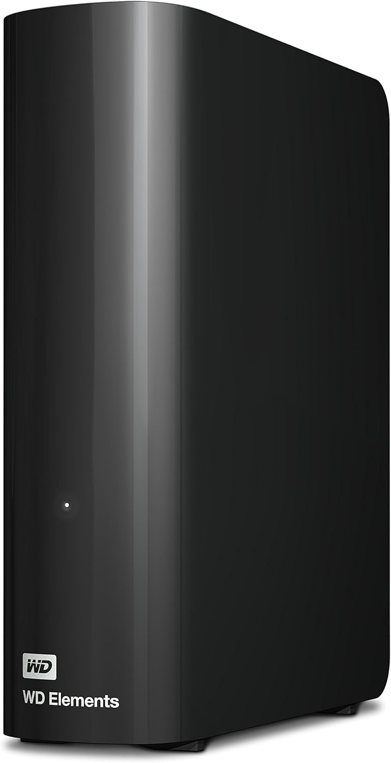 WD 18TB Elements Desktop External Hard Drive - USB 3.0, Black