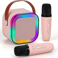 Portable Wireless Karaoke Speaker With Wireless Microphone, HIFI Stereo Sound KTV Speaker