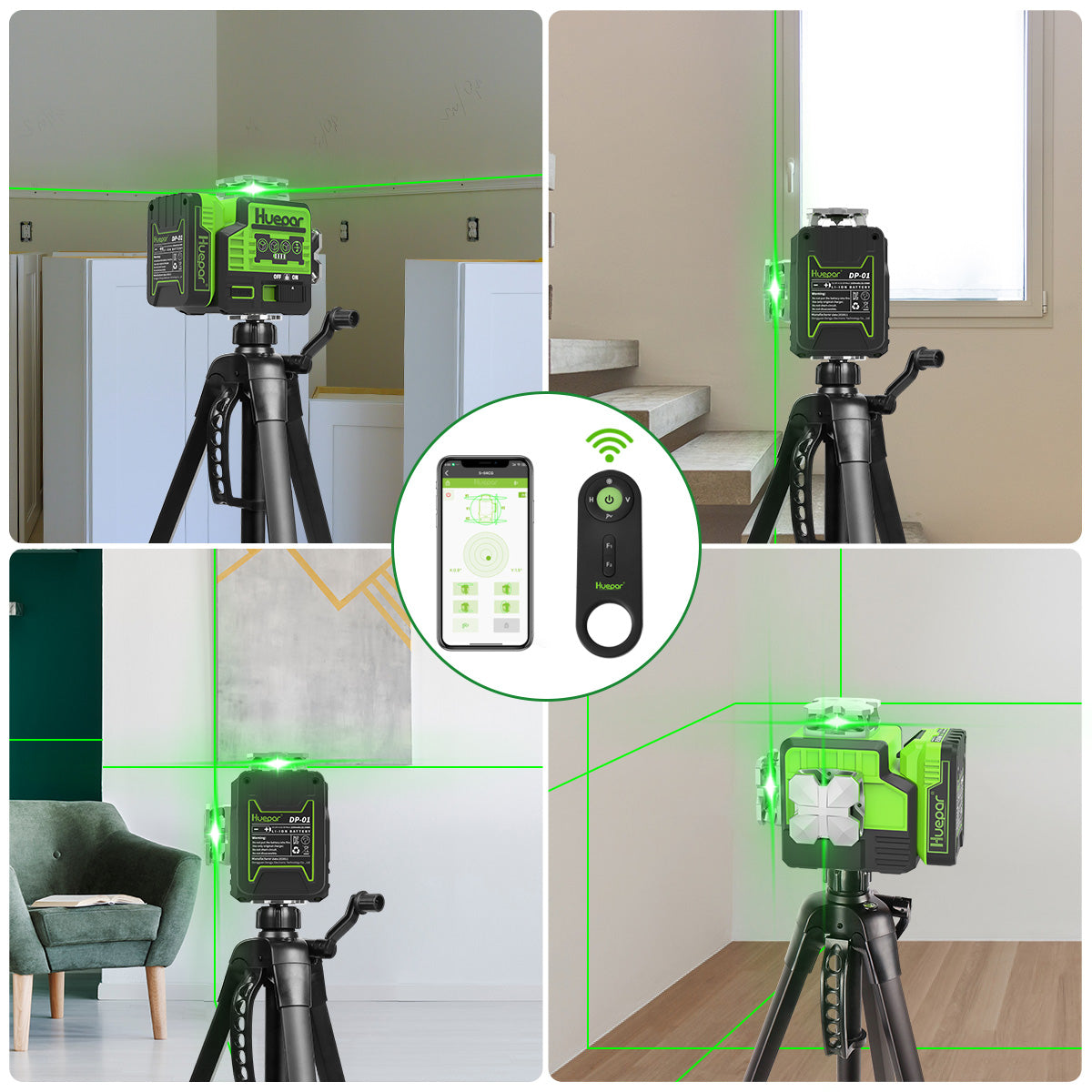 dewalt laser level - alternate angle side view | HUEPARLL UK