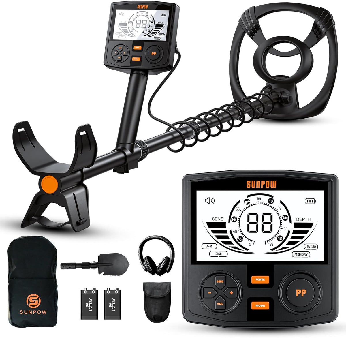SUNPOW Metal Detector for Adults Professional