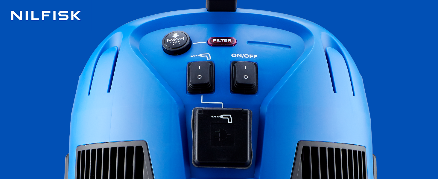 best wet and dry vacuum cleaner - close-up detail and build quality | NILFISKWDV UK