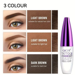 Long-Lasting Waterproof Eyebrow Dye Gel - Semi-Permanent