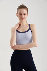 Colorblock Adjustable Sports Bra