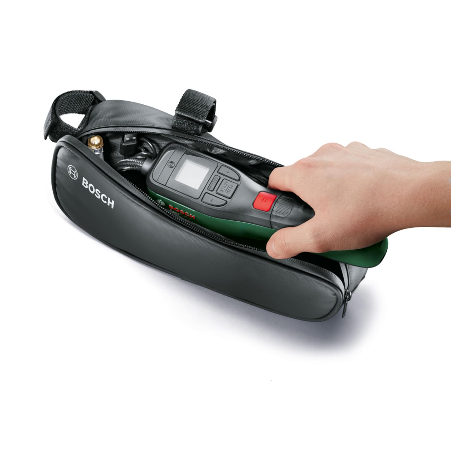 electric bike pump - size reference comparison | BOSCHPOR UK