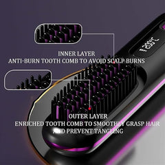 Wireless Portable Straightener Comb