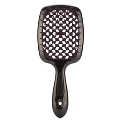 Hair Brush Hollowed-out Scalp Massage Comb ABS Detangling Vent Shower Hair Brush