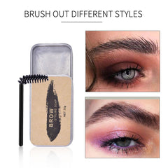 Eyebrow Styling Soap Eyebrow Powder Kit 20g Colorless Lasting Brows Makeup Balm Styling Eyebrow Shaping Dye Cream