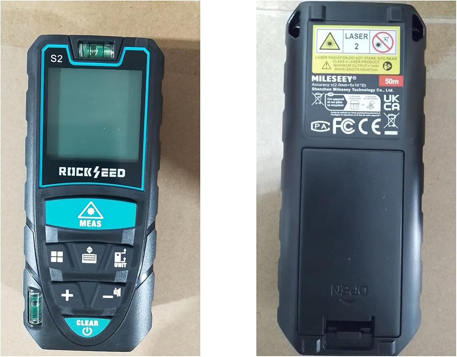 electronic distance meter - size reference comparison | RCKSDLT UK