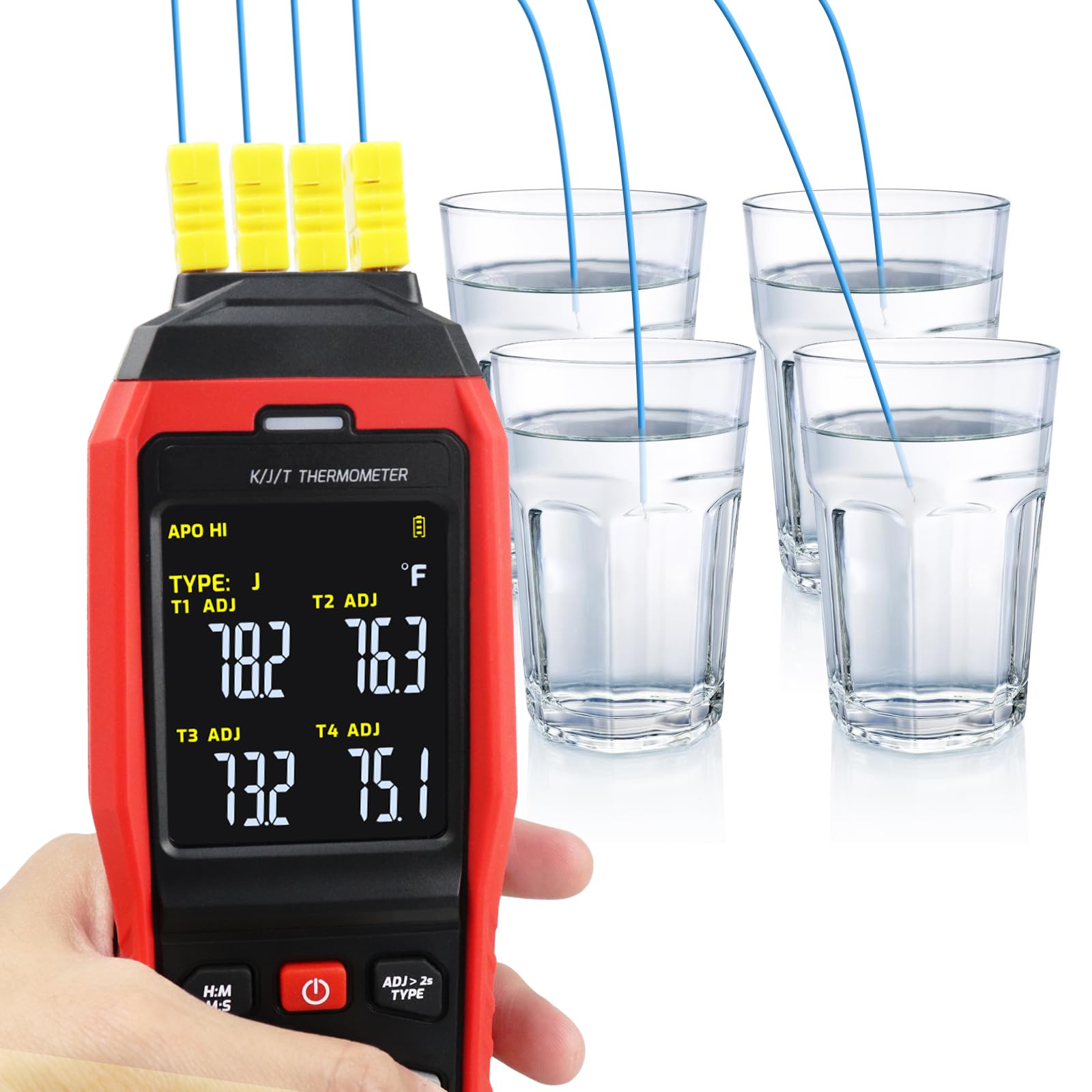 thermocouple thermometer - close-up detail and build quality | GAINEXPRESS UK