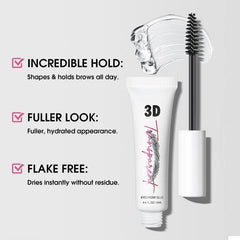 3D Eyebrow Gel Natural Brow Definition Cream Transparent Colourless Brow Makeup