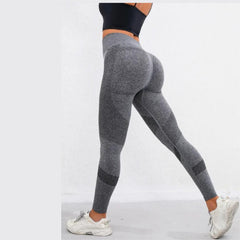 Women Yoga Basic Seamless Quick-Dry Stretchy Solid Color Tummy Control Soft Butt Lift Sport Leggings