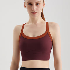 Colorblock Adjustable Sports Bra