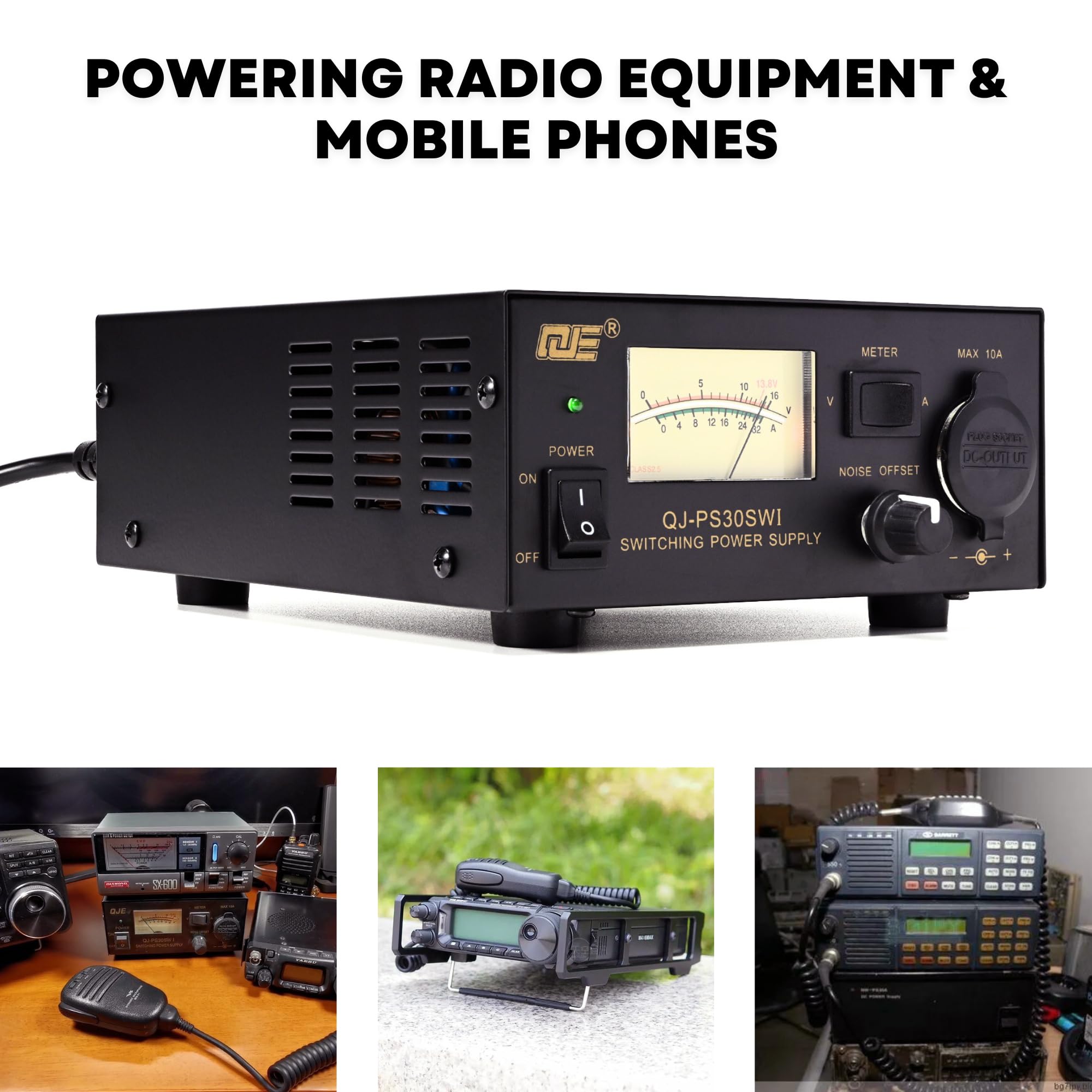 smps vs linear psu radio - front view product shot | JAOGAUBENCH UK