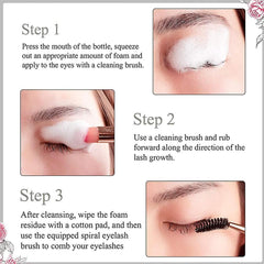 60ML Lash Shampoo Eyelash Cleanser For Eyelash Extensions False Eyelash Extension Remover Eyelash Extension