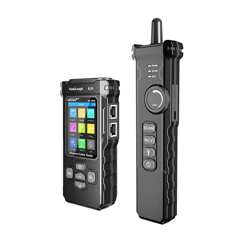 network cable tester - close-up detail and build quality | NOYAFANETWORK UK
