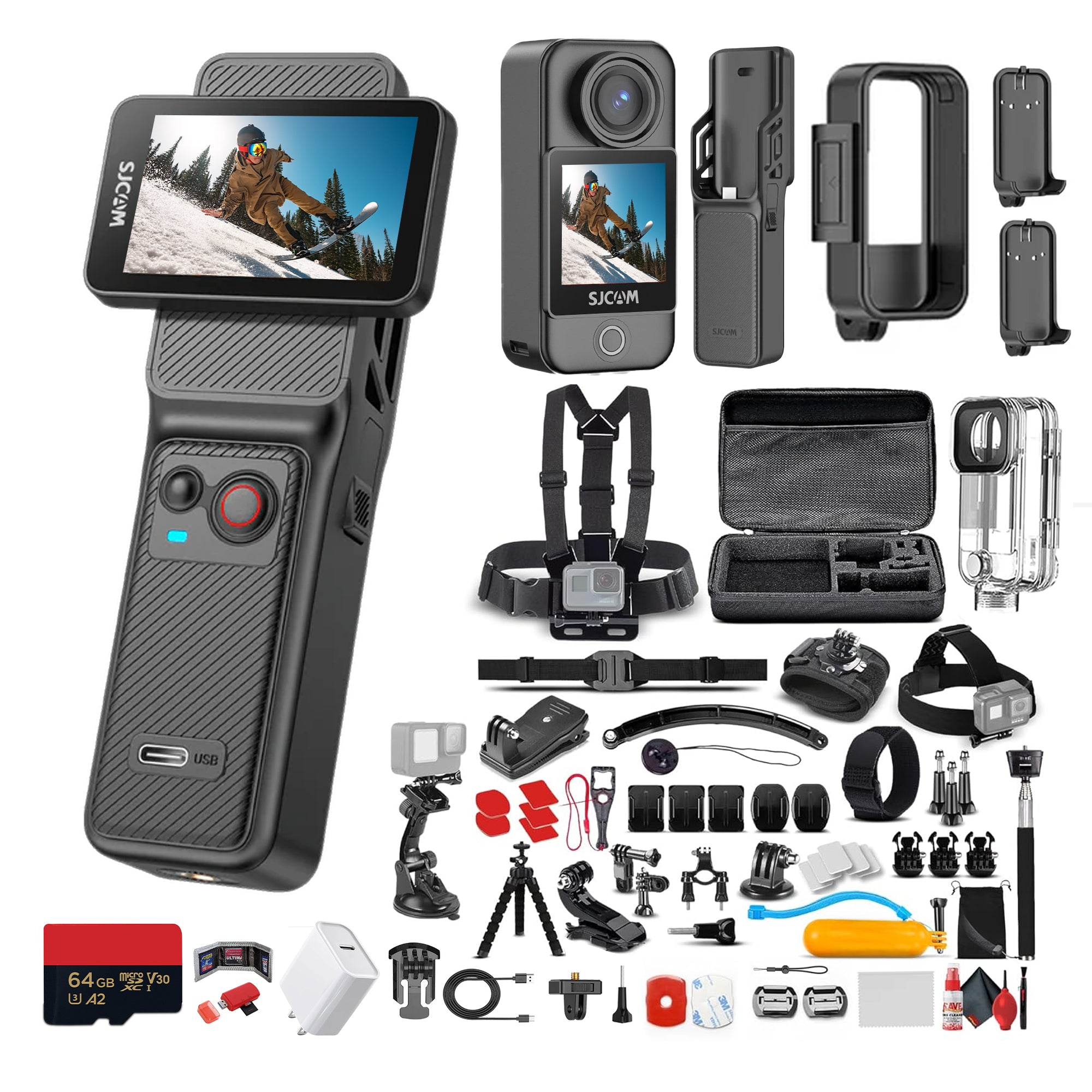action cameras cheap - complete package contents | SJCAMACT UK