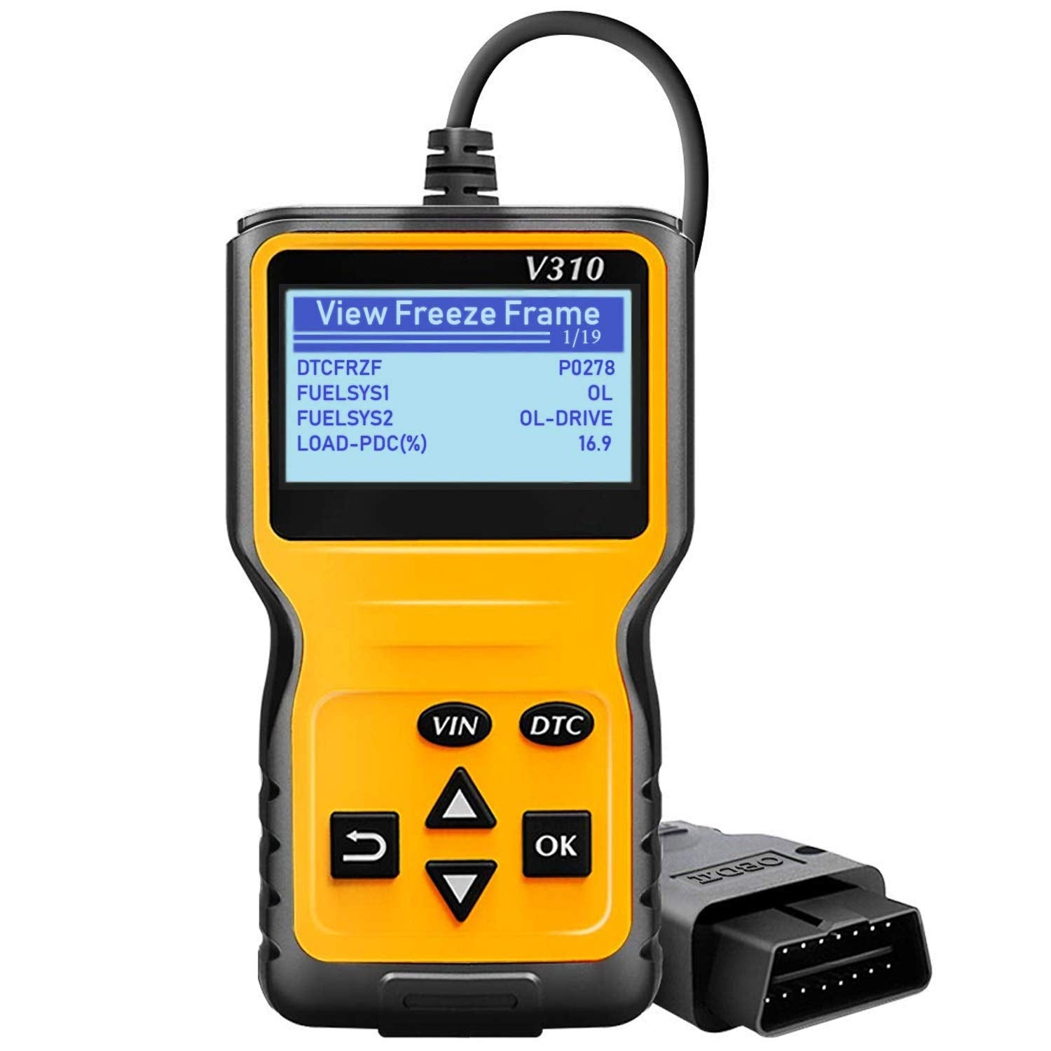 obd2 scanner - size reference comparison | MOTOPOWERUK UK