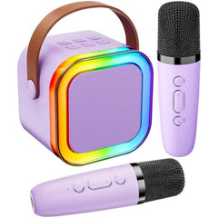 Portable Wireless Karaoke Speaker With Wireless Microphone, HIFI Stereo Sound KTV Speaker