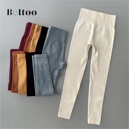 【2-3day delivery】 1 Pair or 3 Pairs  Boltoo High Waist seamless Sports Legging