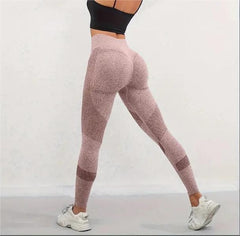 Women Yoga Basic Seamless Quick-Dry Stretchy Solid Color Tummy Control Soft Butt Lift Sport Leggings