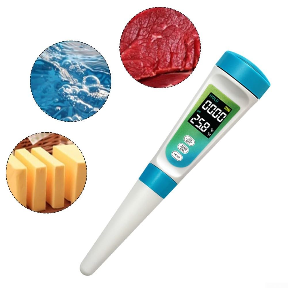 food ph meter - alternate angle side view | YINMIK UK