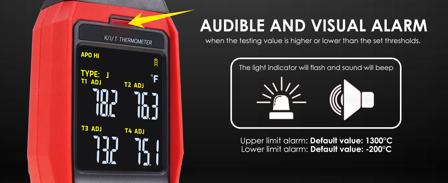 thermocouple thermometer - size reference comparison | GAINEXPRESS UK