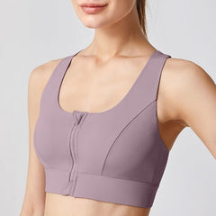 Front Zip Adjustable Sports Bra52190