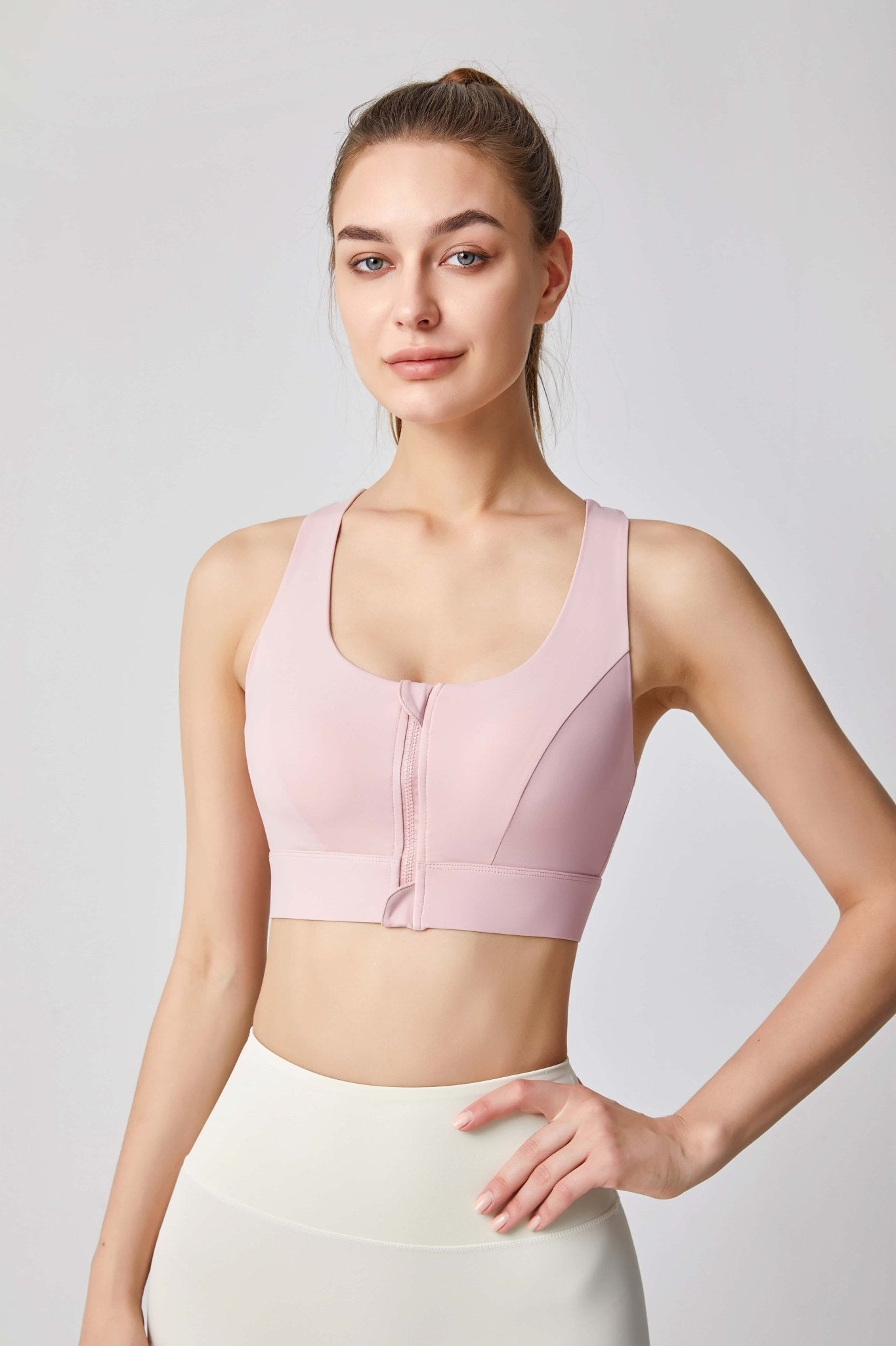 Front Zip Adjustable Sports Bra52142