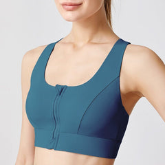 Front Zip Adjustable Sports Bra52198