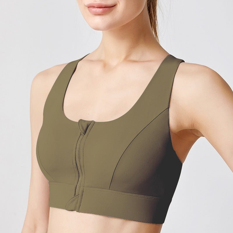 Front Zip Adjustable Sports Bra52206