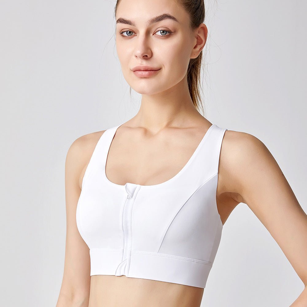 Front Zip Adjustable Sports Bra52158