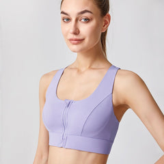 Front Zip Adjustable Sports Bra52166