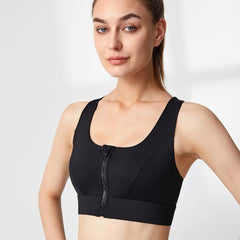 Front Zip Adjustable Sports Bra52150