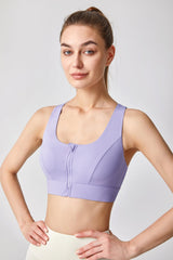 Front Zip Adjustable Sports Bra56285