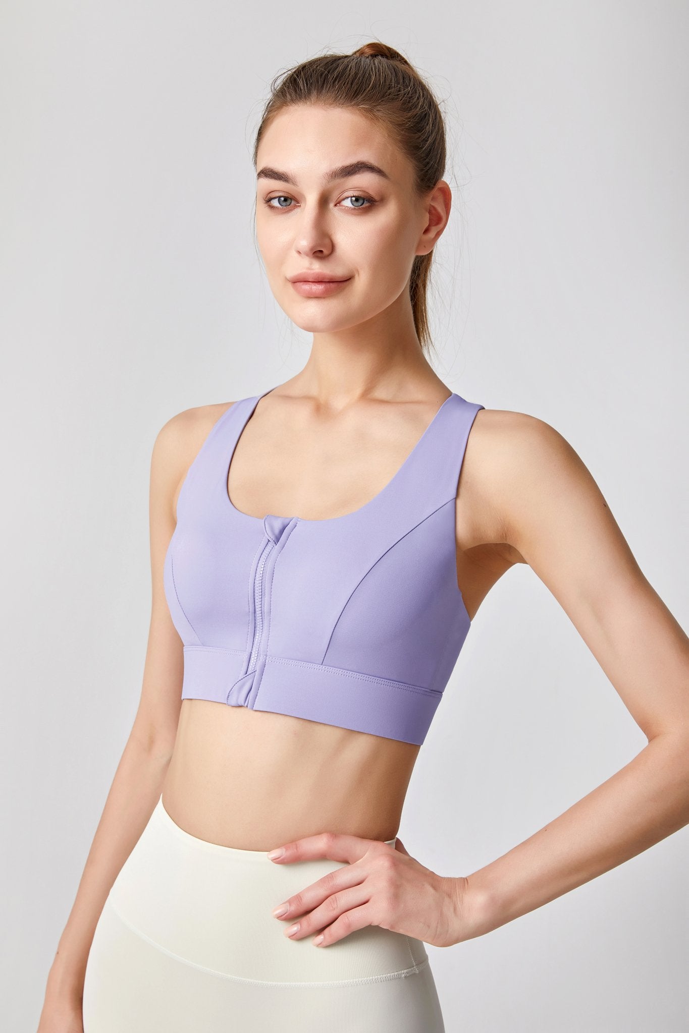 Front Zip Adjustable Sports Bra56285