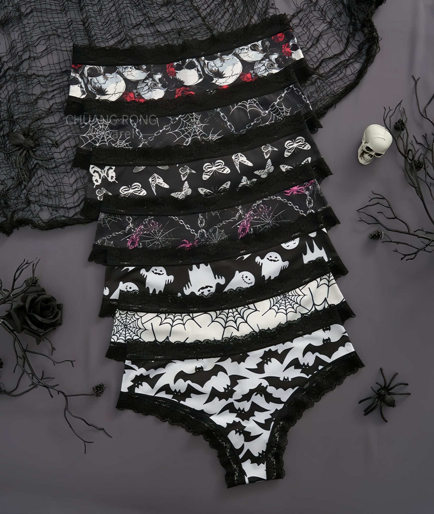 Halloween Lace Underwear45345