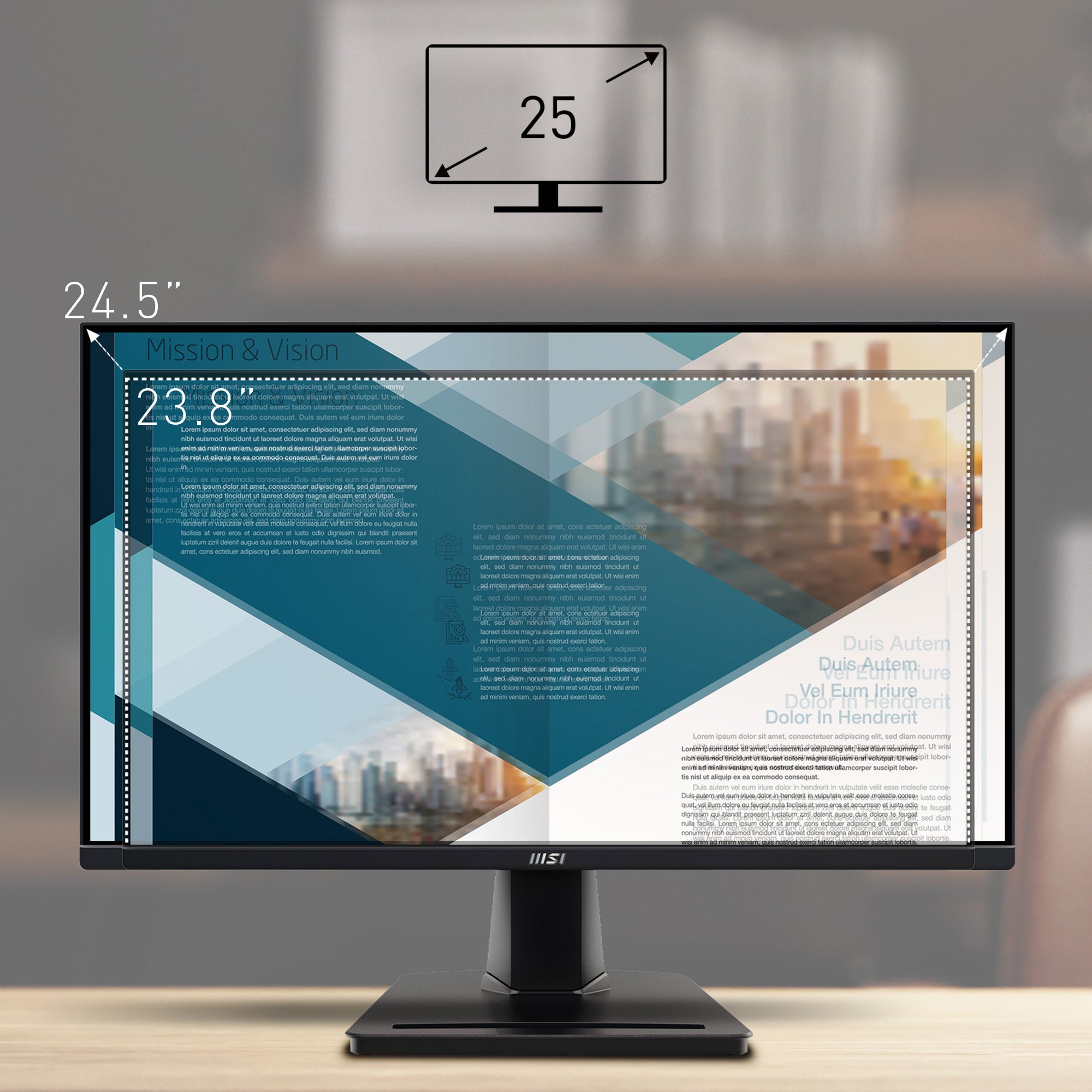MSI PRO MP242L - in use real-world setting | MSIPRO UK